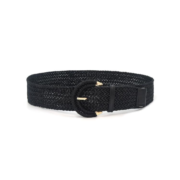 Stylish Waist Sash Bohemian Belt Edged Semicircle Clasp Waist Girdle Adjustable for Maxi Dresses and Summer Styling