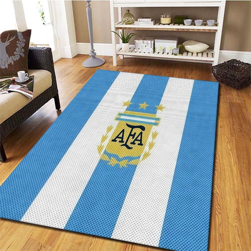 Argentina National Football Team Carpet Rug for Living Room Bedroom Home Sofa Decoration,Kids play Non-slip Floor Mat