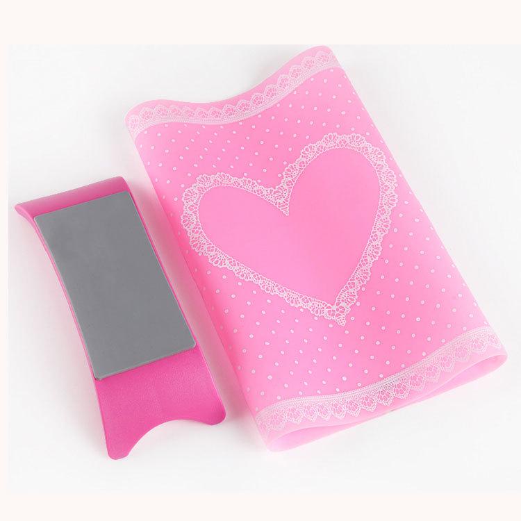 Silicone Hand Pillow Pad for Manicure, 30x40cm – Beauty Tool with Plastic Support