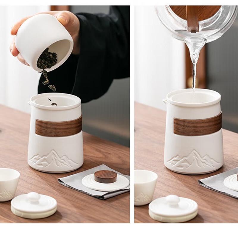 Ceramic Travel Tea Set