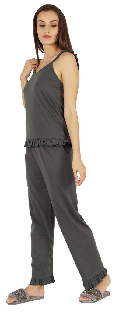 Inkmeso Sexy Lingerie Nightwear Set For Women s 2 Pcs Sleepwear Sets Tank Top