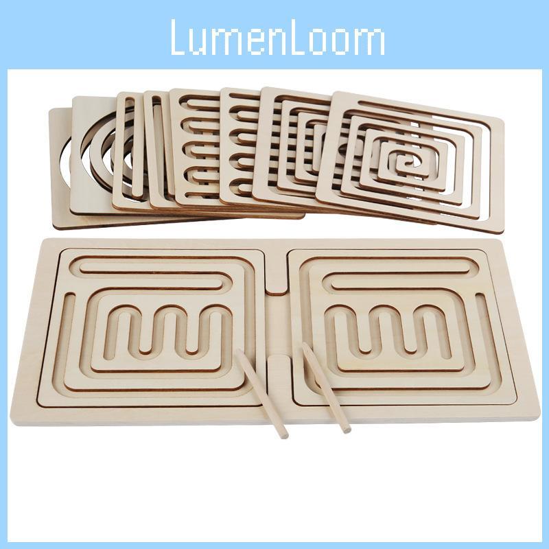 Wooden Brain Hemisphere Development Toy For Childrens Fine Motor Skills And Concentration