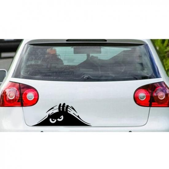 1x Eyes Monster Peeper Scary Bumper Window Vinyl Decal Car Stickers Accessories