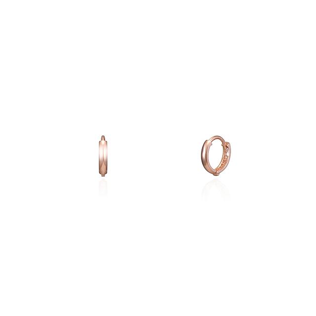 Staygem 14K Ultra Mini One-Touch Ring Earrings