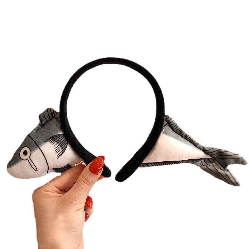 Adorable Cartoon Fish & Carrot Baby Headband Set - Cute Hair Clips & Accessories for Photos & Washing