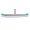 18in Swimming Pool Brush Plastic Nylon Stainless Steel Cleaning Tool for Wall Floor Lake Blue