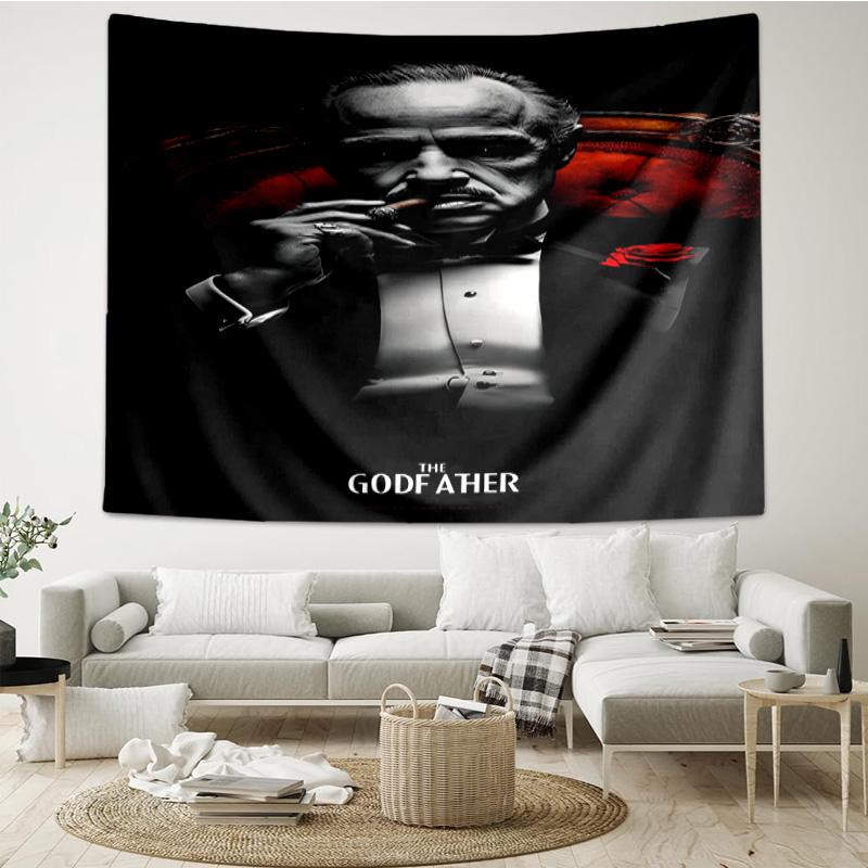 Godfather's Legacy Tapestry, Unique Design Tapestry, Wall Decor for Bedroom,Livingroom, Playroom,Heartwarming Fan Holiday Gifts