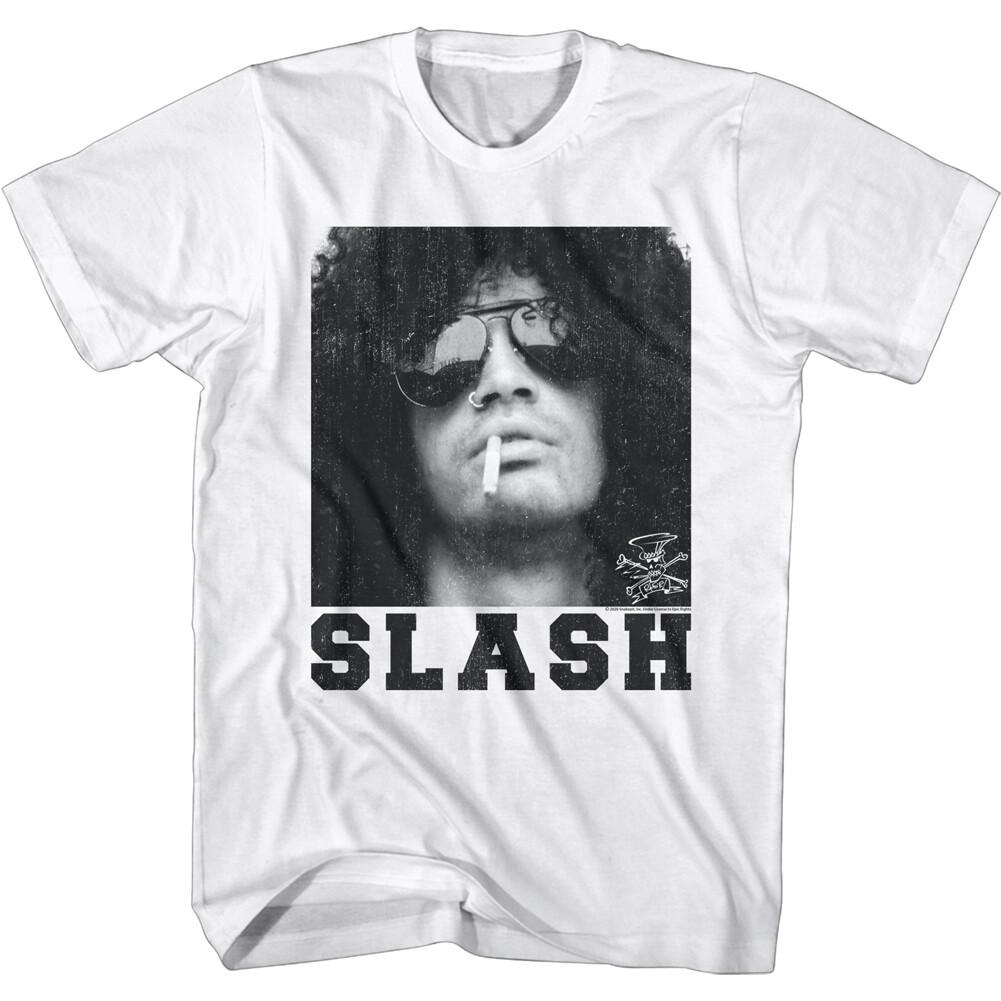 Slash Smokin Men T Shirt Concert Merch Guns n Roses Guitarist Tee S