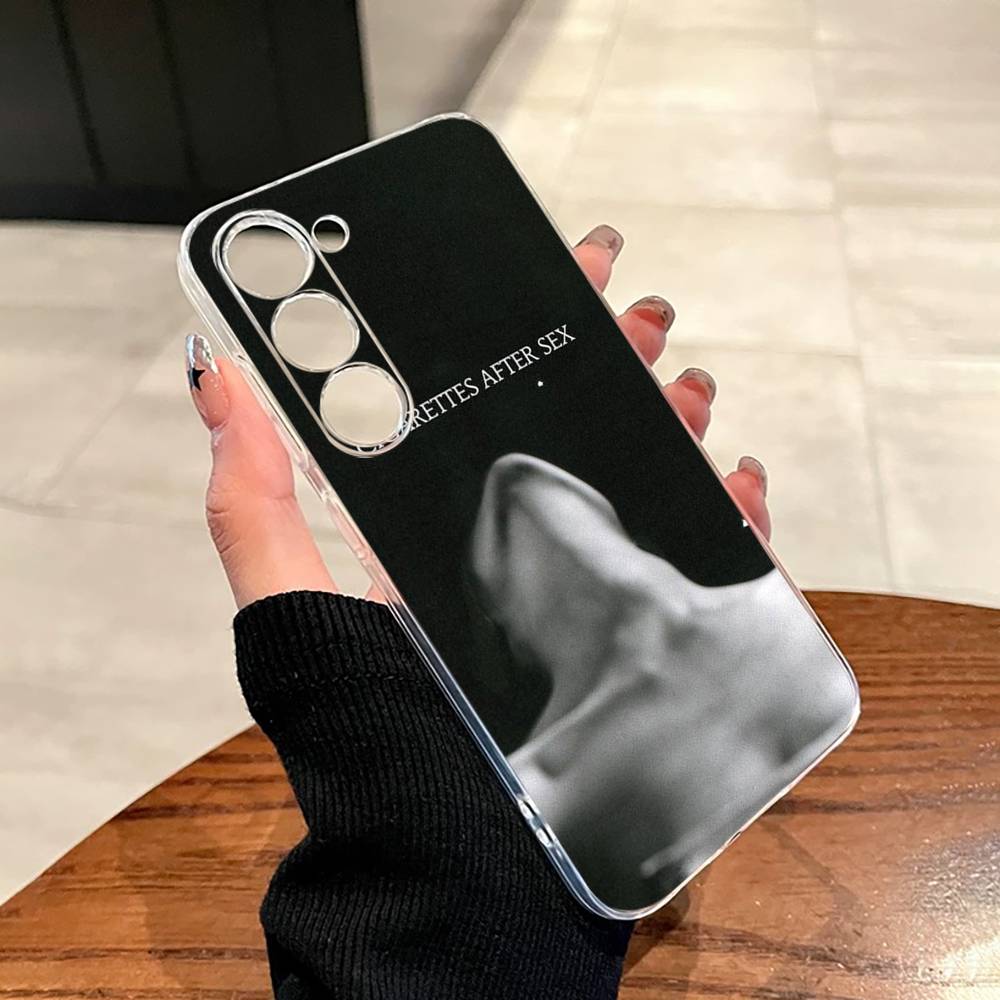 C-Cigarettes A-After Sex B-Band Phone Case For SamsungA10,12,20,21S,30,31,40,50,51,52,70,71 Transparent Cover
