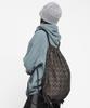 Glack Gzb001 Dot Pattern Check String Bag (Black)
