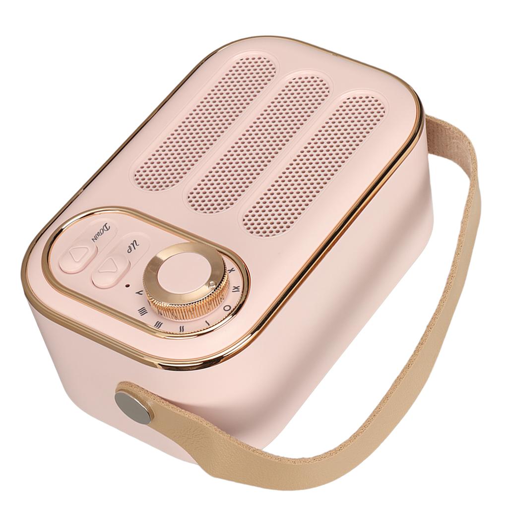 Bluetooth Speaker Stereo HiFi Sound USB Charging Retro Portable Wireless Speaker for Home Travel