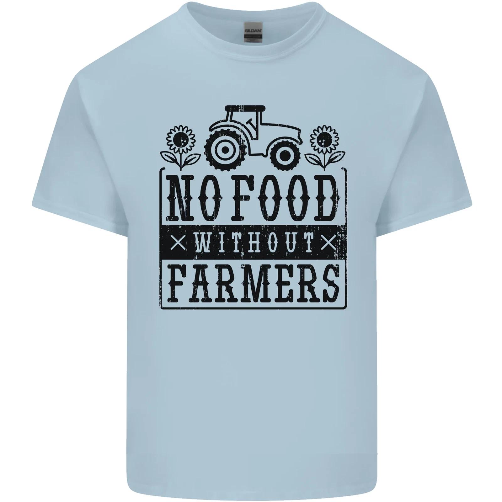 No Food Without Farmers Farming Kids T-Shirt Childrens XL
