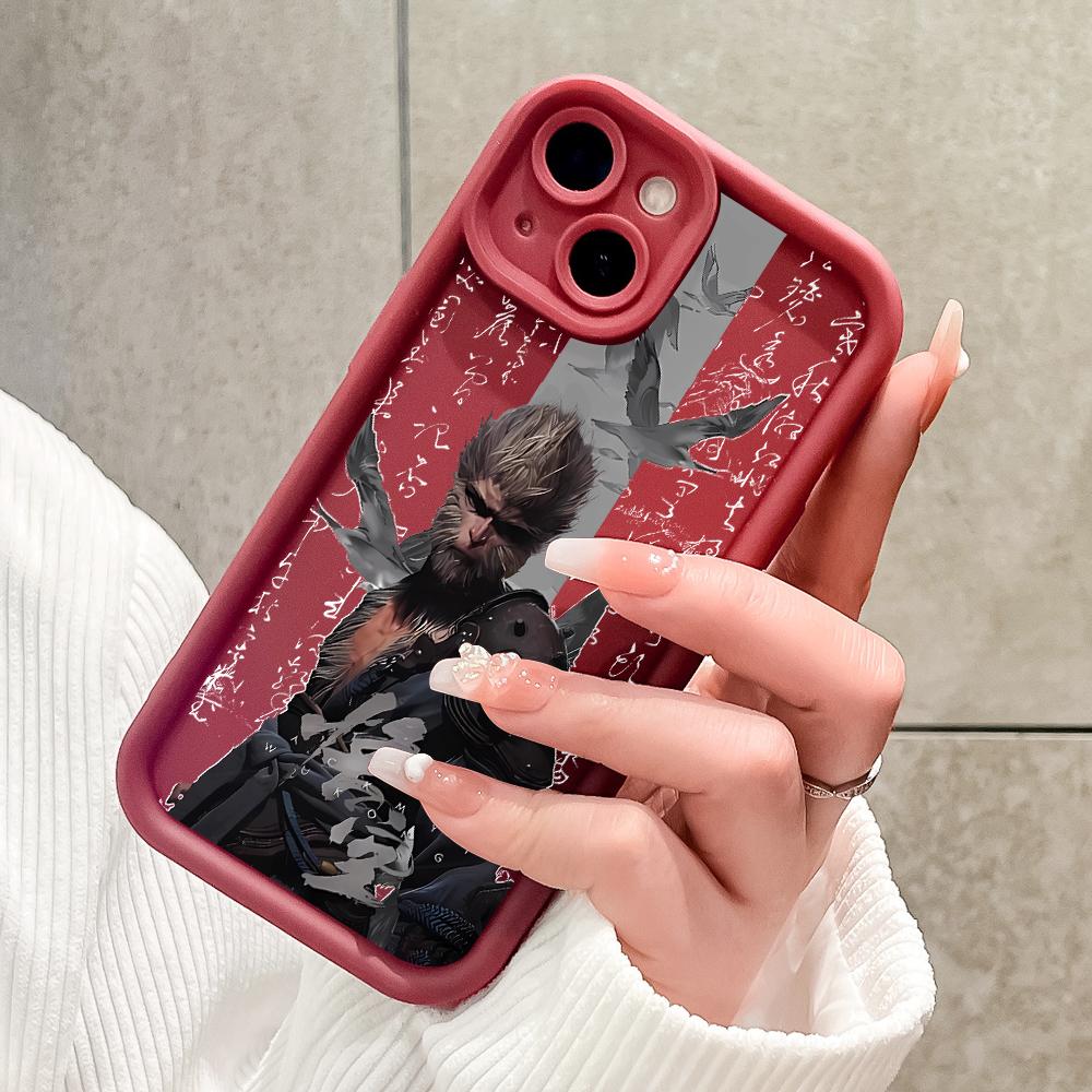 Soft Silicone Square Ladder Printing Pattern Phone Casing Full Cover Camera Shockproof Protection Rubber Case for iPhone Infinix Tecno OnePlus