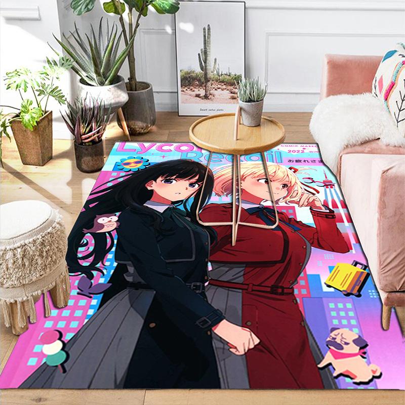 Lycoris Recoil Rug Floor Mat for Living Room or Bedroom Soft and Comfortable Carpet a Gift for Birthday and Holiday.FFFDT1012104