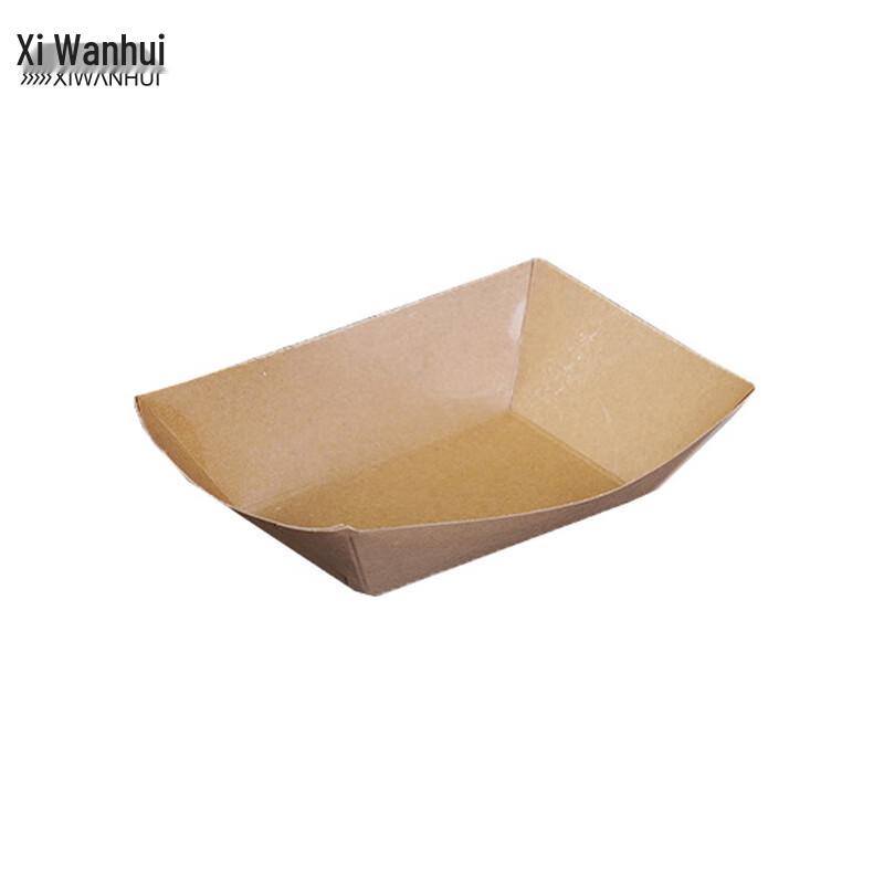 

XWH Disposable Kraft Paper Food Trays