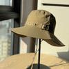 New Outdoor Hiking Hat, Summer Sun Protection Cap for Women, Stylish and Face-slimming, Western Cowboy Hat, Fisherman Hat with Stars