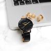 Nixon Kensington Leather: Gold/White/Black NA1081964-00 Women's [Official Import]