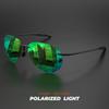 Ultra lehké 12g TR90 Bezrámové Polarizační Pilotky - Flexibilní & Pohodlné Unisex pro Řízení, Rybaření, Venkovní