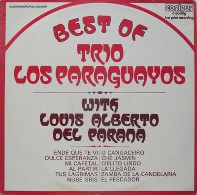 LP Record LUIS ALBERTO DEL PARANA Y LOS PARAG - Best Of Trio Los Paraguayos With Lo 6870544 Contour UK Latin Used