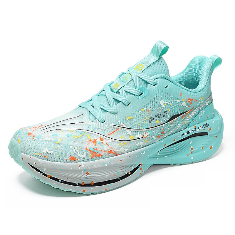 New Soft Sole Cushioning Mens Running Shoes For Women High-Quality Road Jogging Shoes Light Comfy Sneakers Reflective Night Run