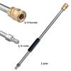 High-Quality Stainless Steel Pressure Washer Extension Wand With Quick Connect (1/4 Inch) – Heavy-Duty Upgrade