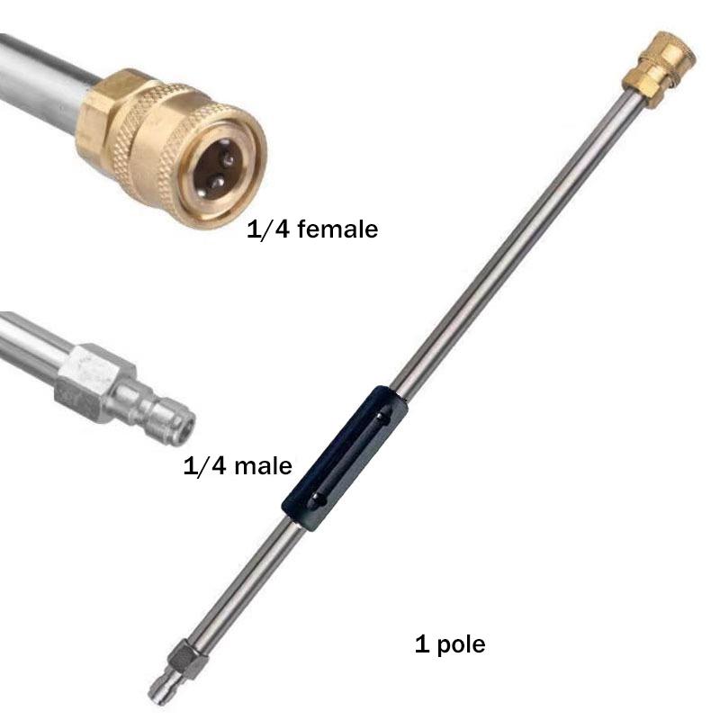 High-Quality Stainless Steel Pressure Washer Extension Wand With Quick Connect (1/4 Inch) – Heavy-Duty Upgrade