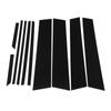 New Arrival Carbon Fibre Window Trim Cover BC Column Sticker Fit For Toyota Corolla Cross   2022 Polished Pillar