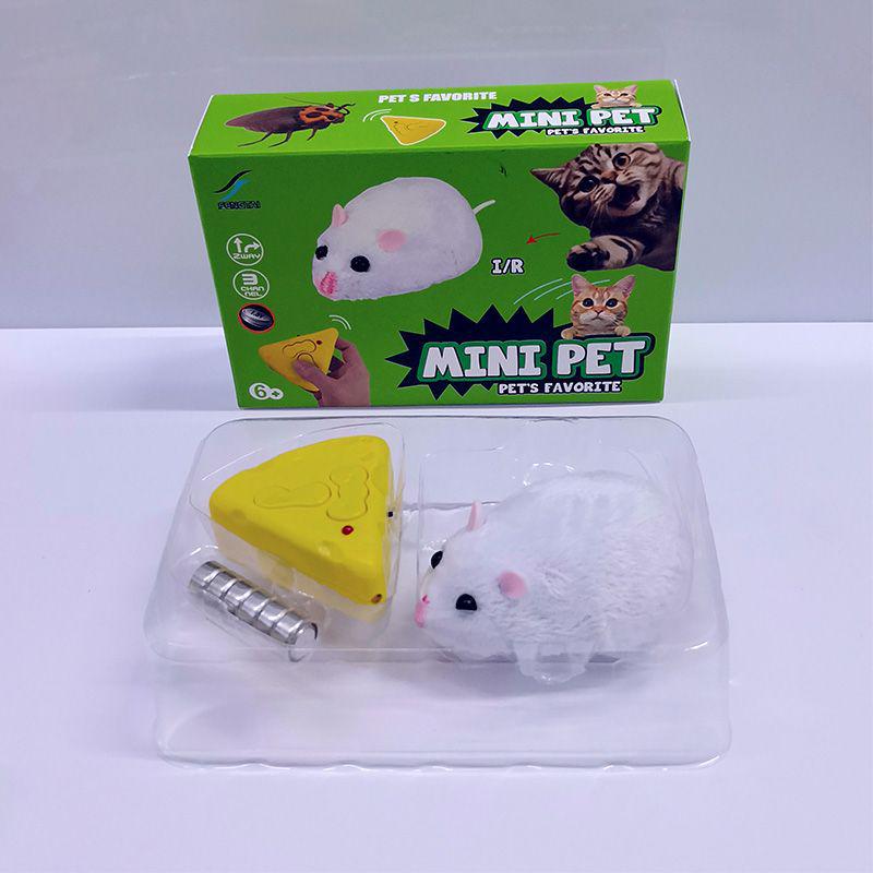 Novel Remote Control Mouse Cat Teaser Toy - Infrared Simulator Animal Electric Toy