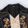 European & American Men's Steampunk Medieval Frock Coat for Cosplay & Stage Performance