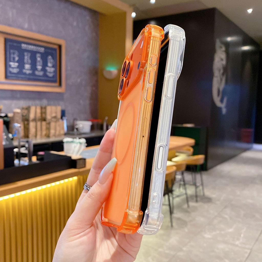 Seconds Change Applicable iPhone11promax Mobile Phone Case Four Corners Anti-drop Large Window Magnetic Suction Apple 11 All-inclusive Soft Case