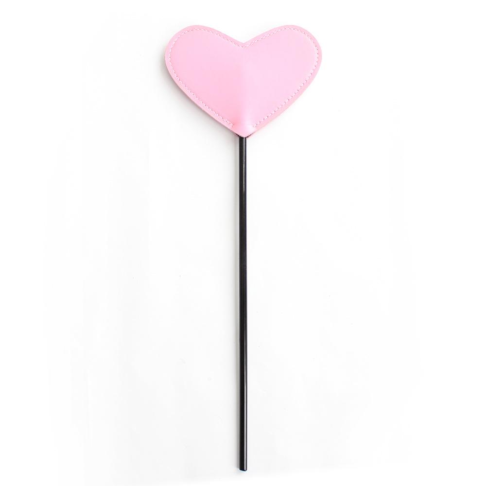Heart Tip Crop Whips Fantasy BDSM Flogger Paddle Tickler Cosplay Game Slave Sex Toys For Couples Beginner Bondage Spank Tool