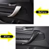 Carbon Fiber Car Inner Door Handle Trim Cover For BMW 1 2 Series F20 F21 F22 F23