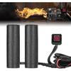 KEMIMOTO Heated Motorcycle Grip Pads, IP67 Waterproof, Universal For 12V ATV Motorcycle Hand Grip With Temperature Adjustable & Fast Heating