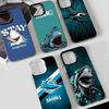 Shark Phone Case for iPhone 17 17Air 16 15 14 13 12 11 Pro Max Plus Colorful Silver