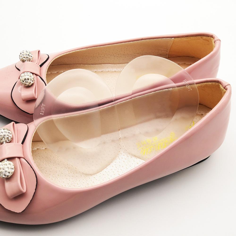 Shock-Absorbing Non-Slip Silicone Gel Forefoot Pads - Transparent, Anti-Pain, Wear-Resistant Sports Half Pads