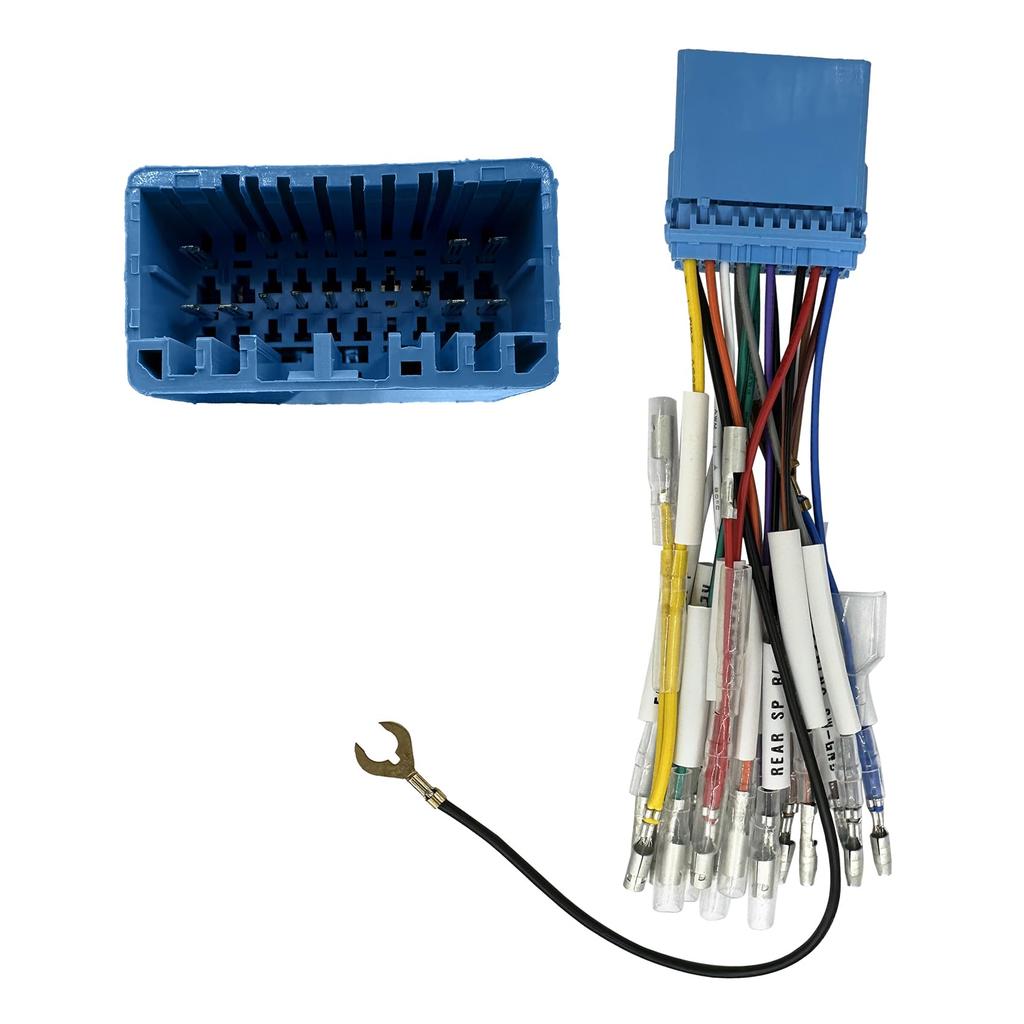 Suzuki 2DIN Wide Audio Navigation Mounting Kit, 20 P Audio Harness + 5P Speed Coupler + 2P Antenna Conversion Cord