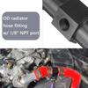 Black Water Temp Gauge Radiator Temperature Water Temp Joint Pipe Sensor Hose Adapter 18MM 20MM 22MM 24MM Interior Parts