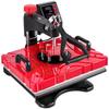 VEVOR 12x15" Presse à Chaud 10 en 1 Machine de Sublimation de Transfert 38*30cm rouge