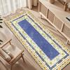 1pc Kitchen Mat, Golden Polka Dot VIP Pattern Printed Mat Thick And Wear-Resistant Suitable for Kitchen, Living Room, Porch, B