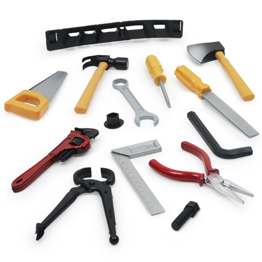 14pcs/set Random Style Simulation Repair Drill Tools Children Pretend Play Toys Plastic Maintenance Tool Screwdriver Kids Toys