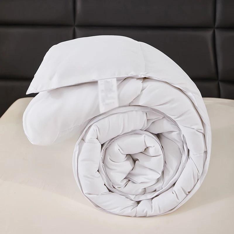 Hotel Style Soy Fibre Goose Down Duvet Bed Velvet Comforter Soft Winter Duvet Very Warm  Quilts Blanket Hotel