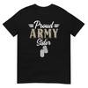 Proud Army Sister Military Sister With Dog Tag Us Flag TShirt