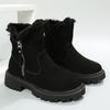 2023 Winter Women's Large Velvet Snow Boots - Warm & Stylish