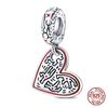 100% Copper Love Mother And Daughter Charms Fitoriginal Bracelets Diy Jewelry Making For Women Gift