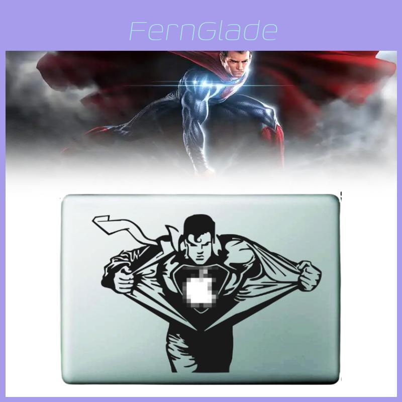 Superman Apple Air Pro 11 12 13 Sticker Black Partial Wrap Creative Accessory