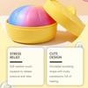 Colorful Steamed Bun Squeeze Toy Soft Realistic Simulated Bun Shape Sensory Toy Non-Sticky Quick Rebound Stress Relief Toy for Kids