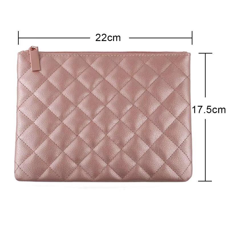 Black Foldable Makeup Brush Bag, Large Capacity, 14-40 Slots