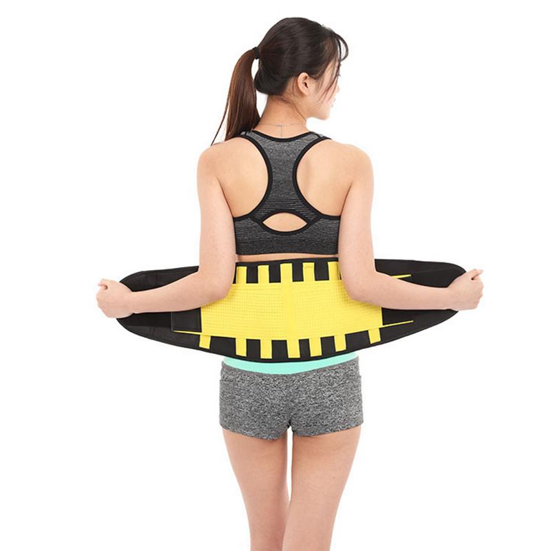 High Quality Back Support Belt Premium Waist Trimmer for Men & Women S фиолетовый