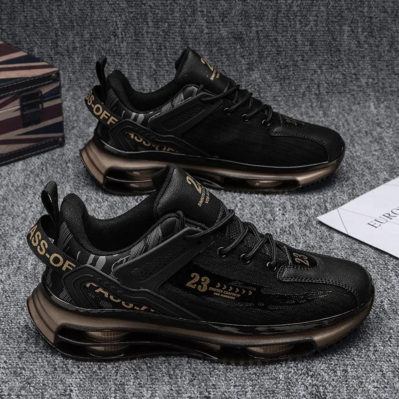 High top men's shoes youth student running shoes spring and autumn casual comfortable and breathable men's sports shoes sneakers