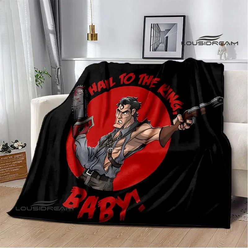 Movie The Evil Dead Printed Blankets Picnic Blanket Flannel Warm Blankets Soft Cozy Blanket Home Travel Blanket Birthday Gift